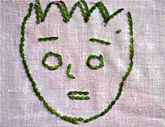 アレチヌスビトハギで描いた絵
